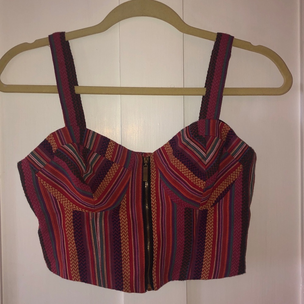Forever 21 Tribal Print Crop